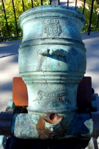 El Tisiphone, mortar from Morro Castle, Havana, removed in 1899 - Hearst Castle - DSC06647