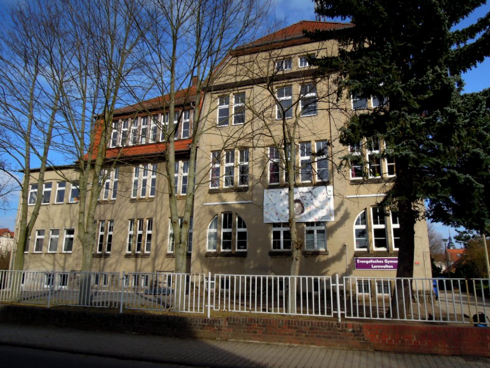 Evangelisches Gymnasium Lernwelten e.V. in Großdeuben seit 2014 im März 2018