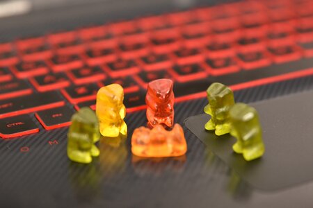 Gummybear lappy candy