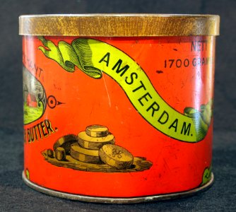 Preserved Dutch Buuter tin, Provision Merchant, HJ Wijsman & Zonen, Amsterdam, foto8