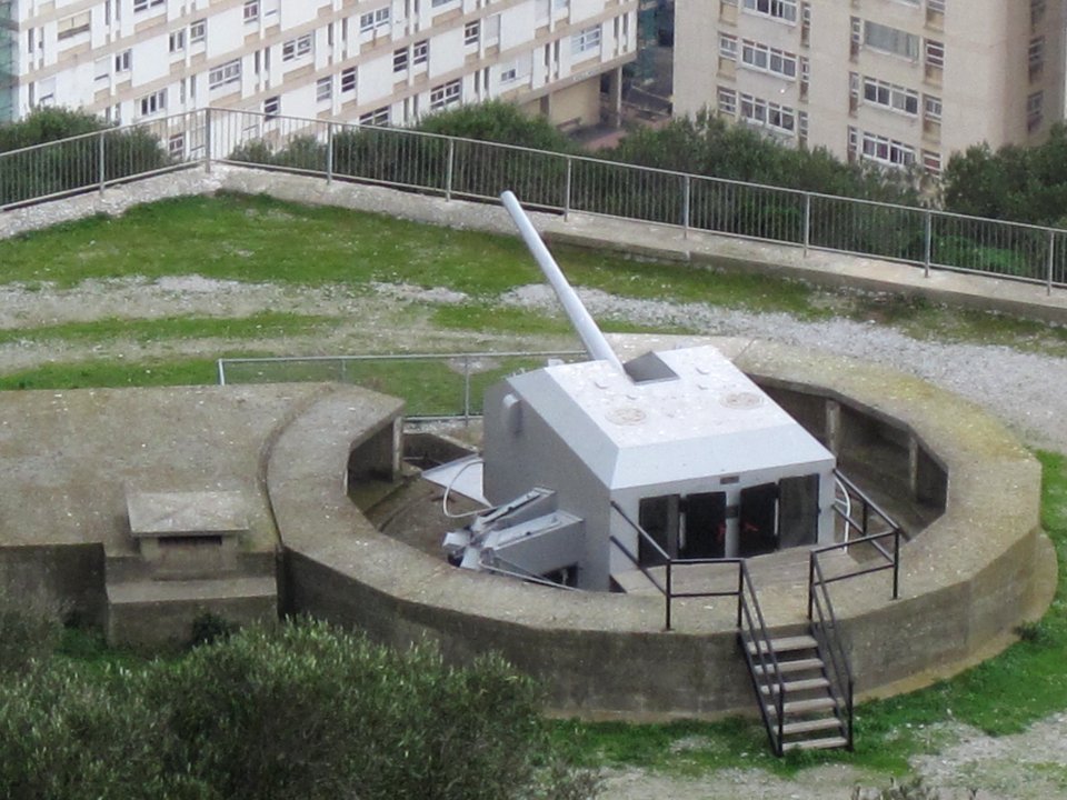 Princess Anne's Battery 5.25 inch gun, Gibraltar