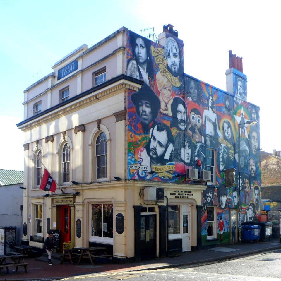Prince Albert pub, 48 Trafalgar Street, North Laine, Brighton (NHLE Code 1381035) (January 2014) (2)