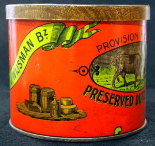 Preserved Dutch Buuter tin, Provision Merchant, HJ Wijsman & Zonen, Amsterdam, foto5