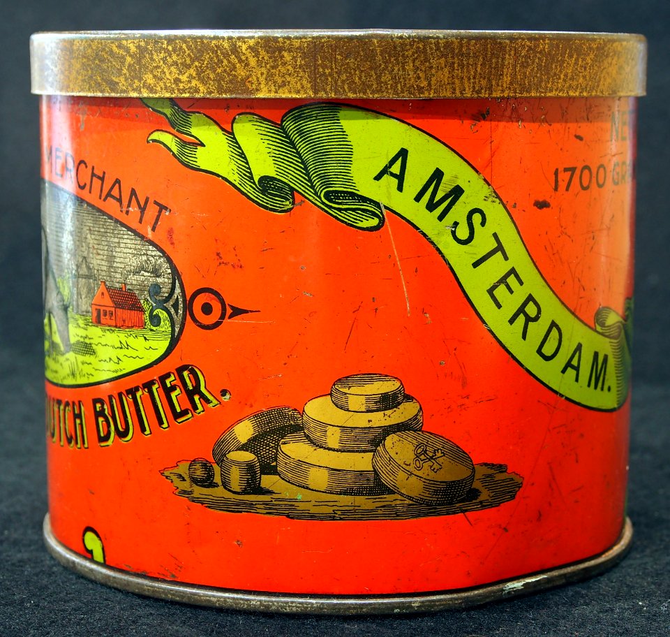 Preserved Dutch Buuter tin, Provision Merchant, HJ Wijsman & Zonen, Amsterdam, foto7