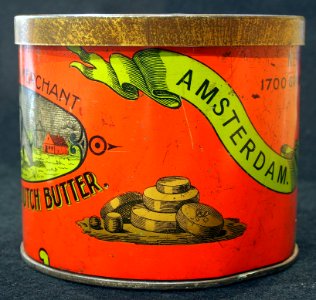 Preserved Dutch Buuter tin, Provision Merchant, HJ Wijsman & Zonen, Amsterdam, foto7