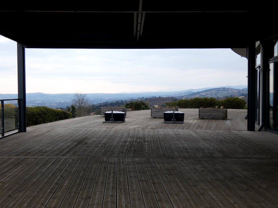 Pommiers - Montée de Buisante - Restaurant Les Terrasses de Pommiers