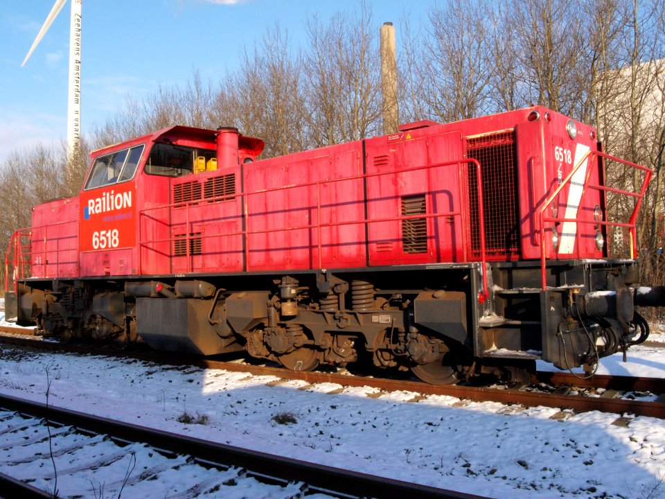Railion 6518, Amsterdam, The Netherlands pic2