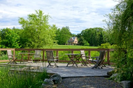 Pond viewing area - Doyle Community Park & Center - Leominster, Massachusetts - DSC06336