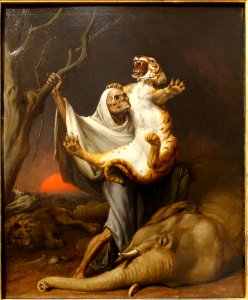 Power of Death by William Holbrook Beard, c. 1889-1890, oil on board - Fogg Art Museum, Harvard University - DSC01195