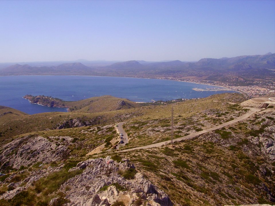 Pollenca Halbinsel Formentor Blick nach Port Pollenca 2