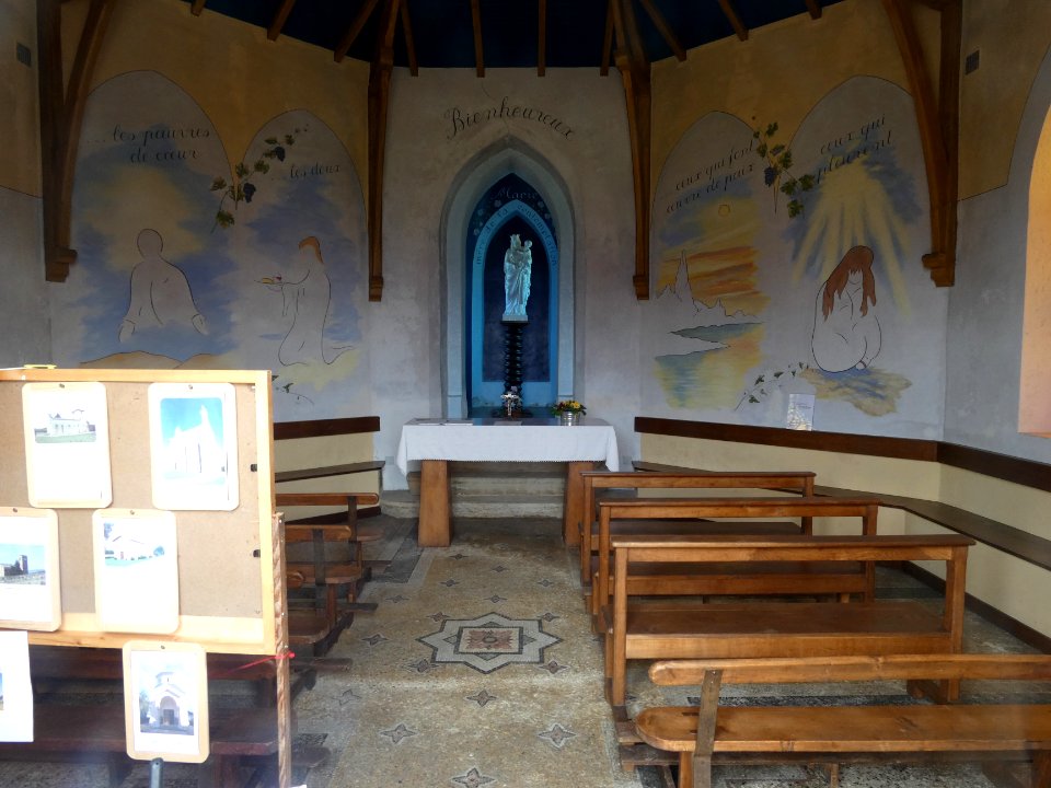 Pommiers (Rhône) - Chapelle Notre-Dame de Buisante - Intérieur