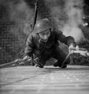 Prinses Irene Brigade. Nederlandse soldaten in training. Dutch troop'invasion e, Bestanddeelnr 934-9584