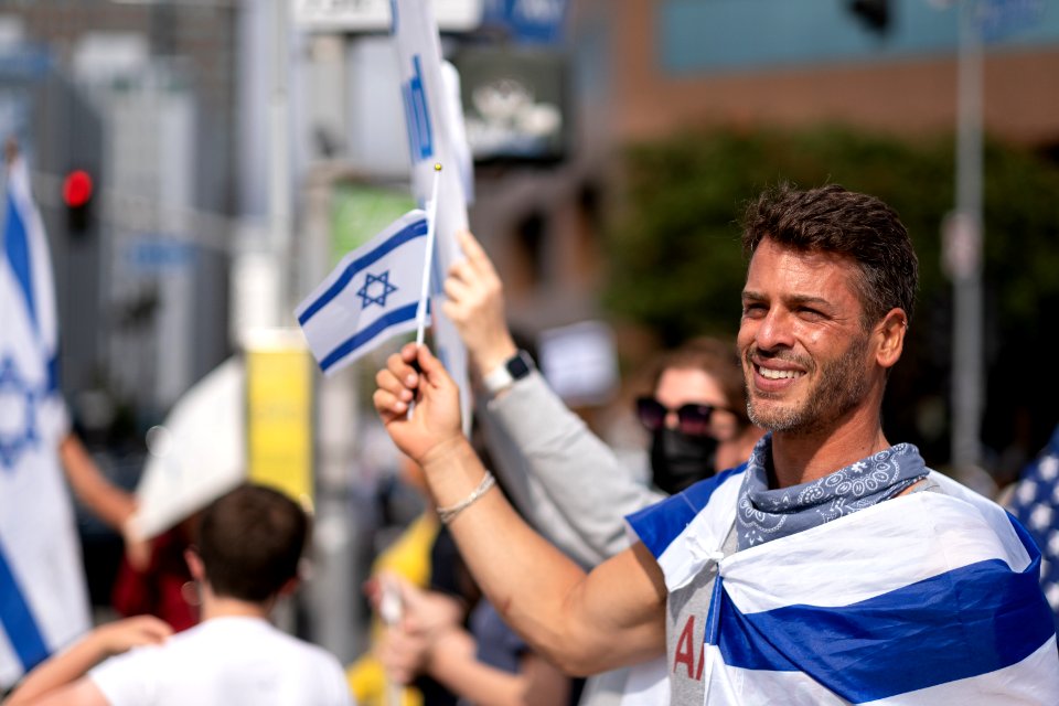 Rally in support of Israel on May 16th, 2021 in Los Angeles 06