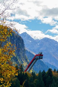 Alpine mountains landscape photo