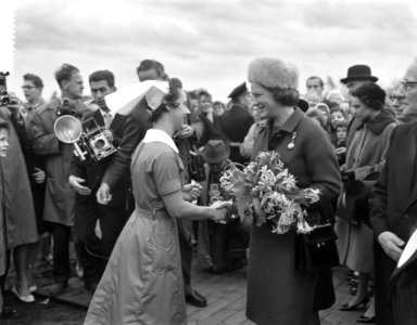 Prinses Irene opent Prinses Irene Ziekenhuis Almelo, Bestanddeelnr 911-7319