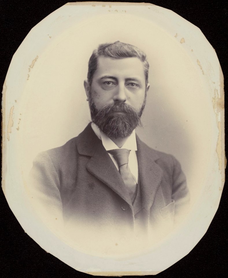 Portret van Hendrik Cornelis van den Honert (1854-1916), administrateur (1875-18, Bestanddeelnr 857 14
