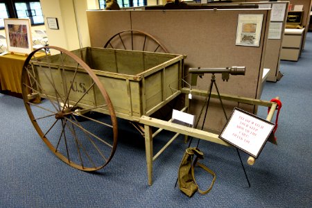 Quartermaster Hand Cart, World War II - Fort Devens Museum - DSC07217