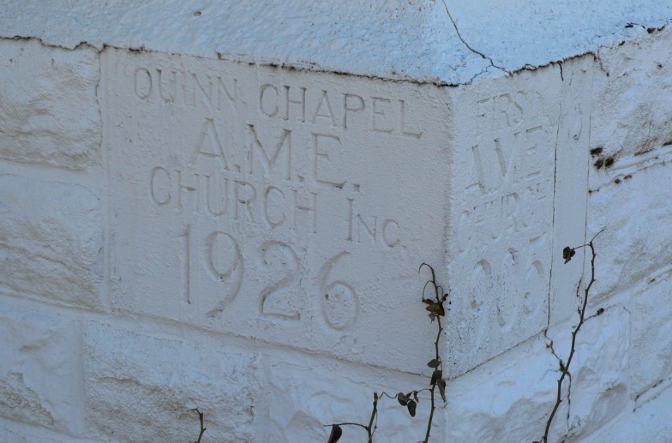 Quinn Chapel (Lincoln, Nebraska) cornerstone