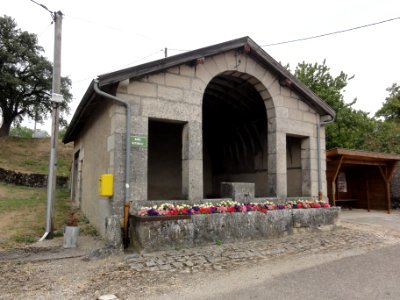 Récicourt (Meuse) lavoir Route Nationale