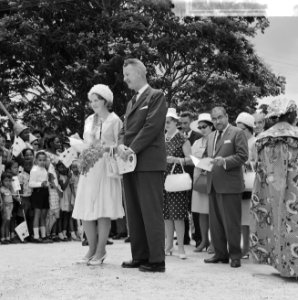 Prinses Beatrix in Suriname, zanghulde te Wageningen, Bestanddeelnr 917-5197