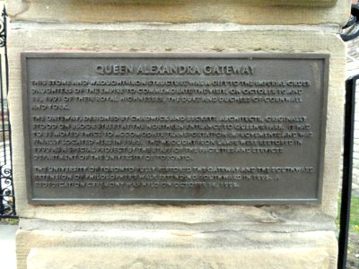 Queen Alexandra Gateway - Toronto, Canada - DSC09866