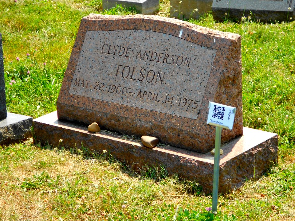 QR CC Clyde Tolson