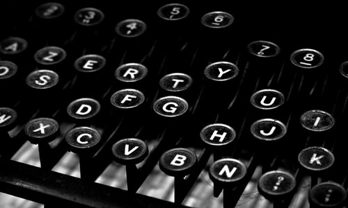 Alphabet keyboard symbol