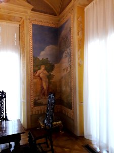 Queen's Study painted al fresco in the Wilanów Palace 02