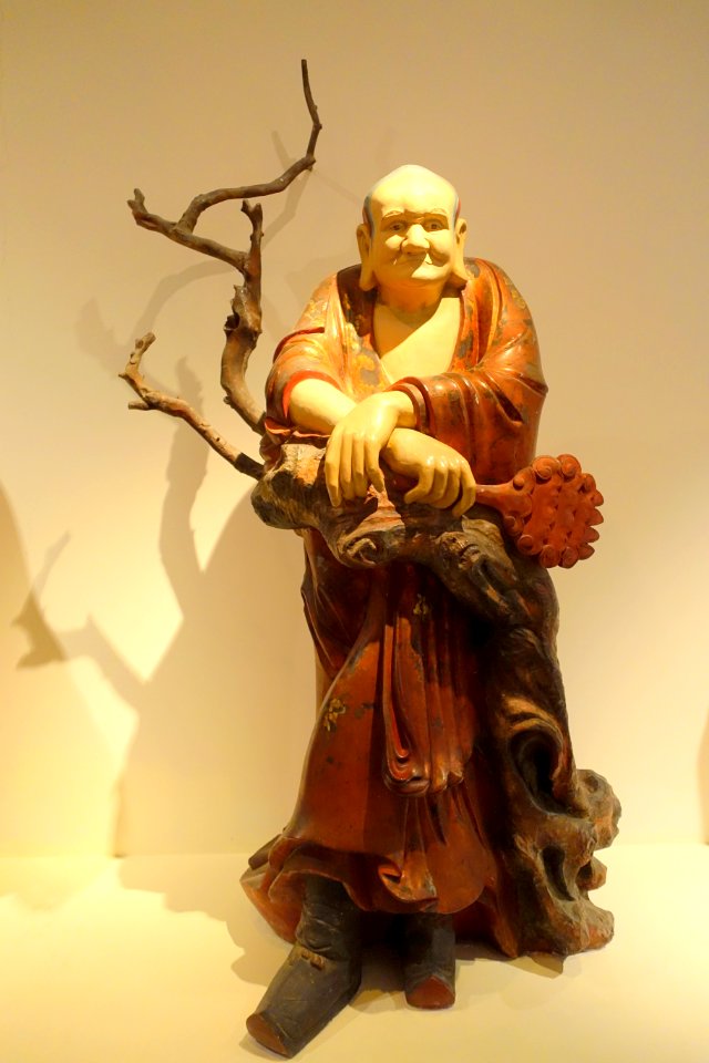 Parcva, Tay Phuong pagoda, Ha Tay province, 1794 AD, lacquered wood - Vietnam National Museum of Fine Arts - Hanoi, Vietnam - DSC05067