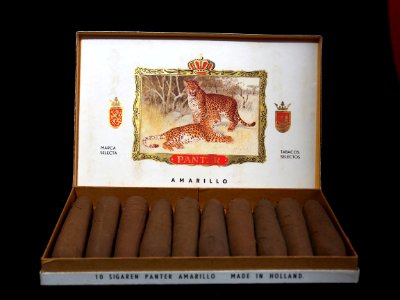 Panter Amarillo doosje, 10 sigaren, foto7