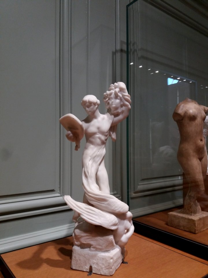 Paris 7e - Musée Rodin, Persée et la Gorgone, de Camille Claudel, S.01015, marbre taillé par François Pompon en 1903 (3)