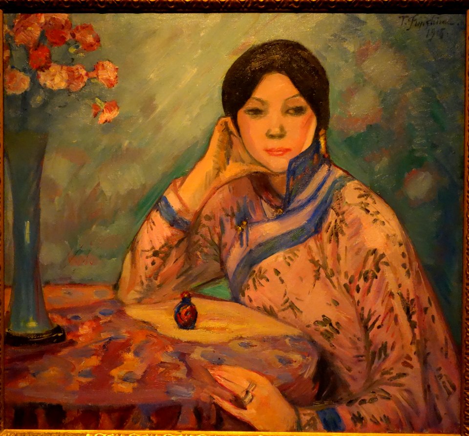 Perfume by Takeji Fujishima, 1915, oil on canvas - National Museum of Modern Art, Tokyo - DSC06540