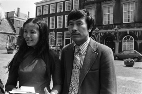 Persconferentie gevluchte volksvertegenwoordiger Vietnam, Nguyen Cong Hoan Ngu, Bestanddeelnr 929-7609