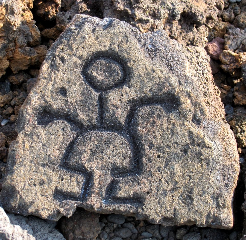 Petroglyphs in Puako Petroglyph Archaeological District1379