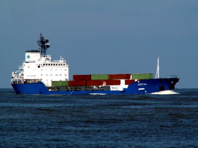 Pitztal p3 approaching Port of Rotterdam 12-Mar-2006