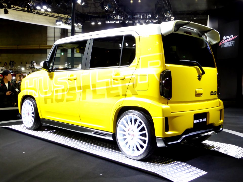 Osaka Auto Messe 2014 (13) Suzuki HUSTLER CUSTOMIZE