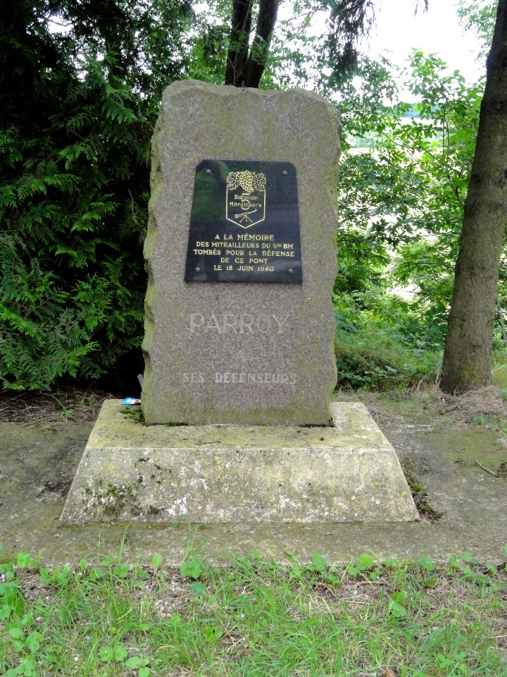 Parroy (M-et-M) mémorial bataillon mitrailleurs