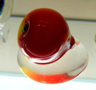 Paperweight by the New England Class Company, East Cambridge MA, c. 1850, glass - Currier Museum of Art - Manchester, NH - DSC08093