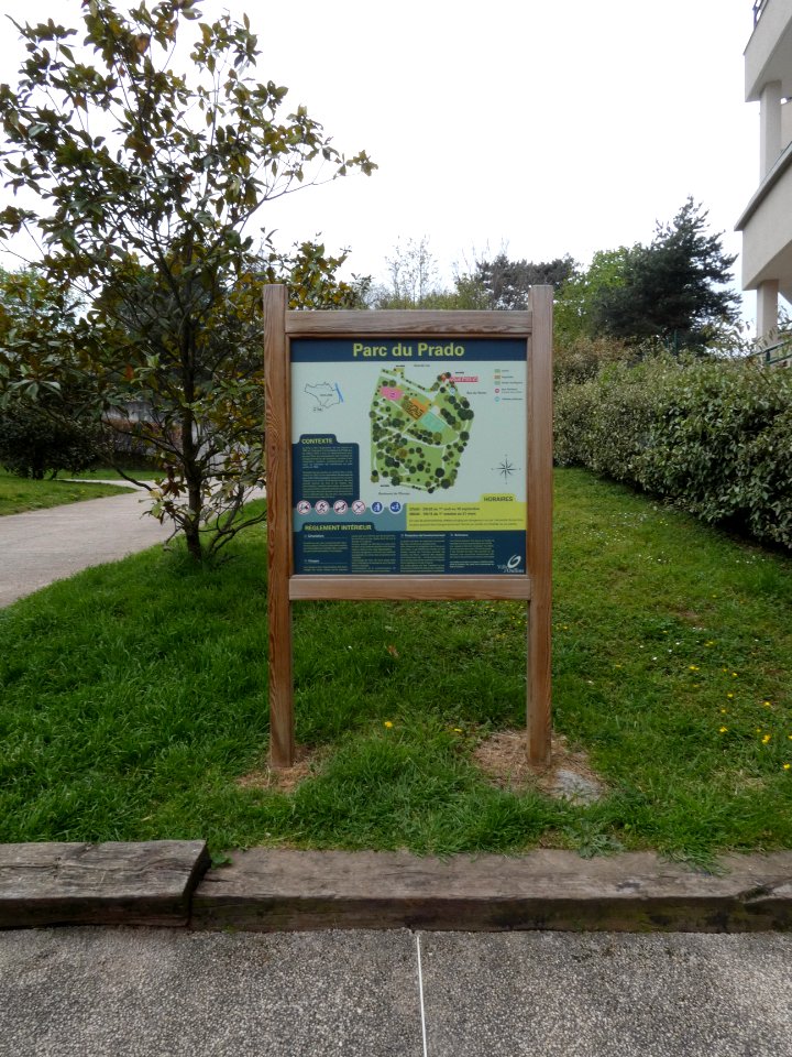 Oullins - Parc du Prado - Plan