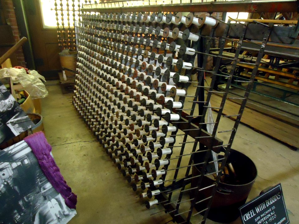 Paterson Museum (NJ) images (45) number 42 Spools of thread