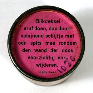Pastoor Heumanns geneesmiddel Nr35 Aambeien-zalf (Haemorrhoidaal-zalf) blikje, foto 1