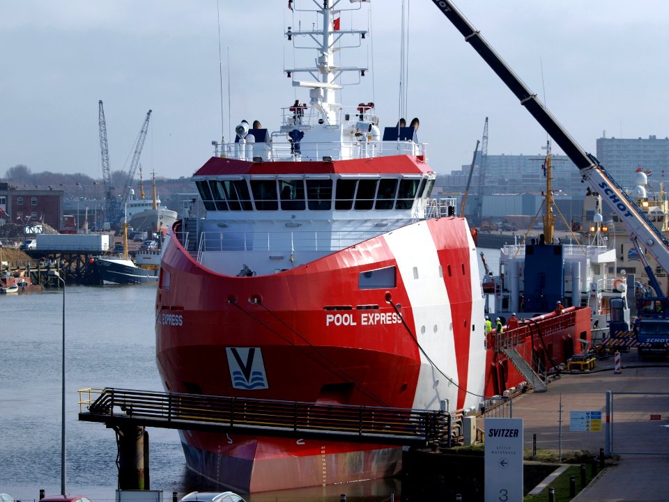 Pool Express - IMO 9378034 - Callsign PHMU , IJmuiden, Port of Amsterdam p 02March2009