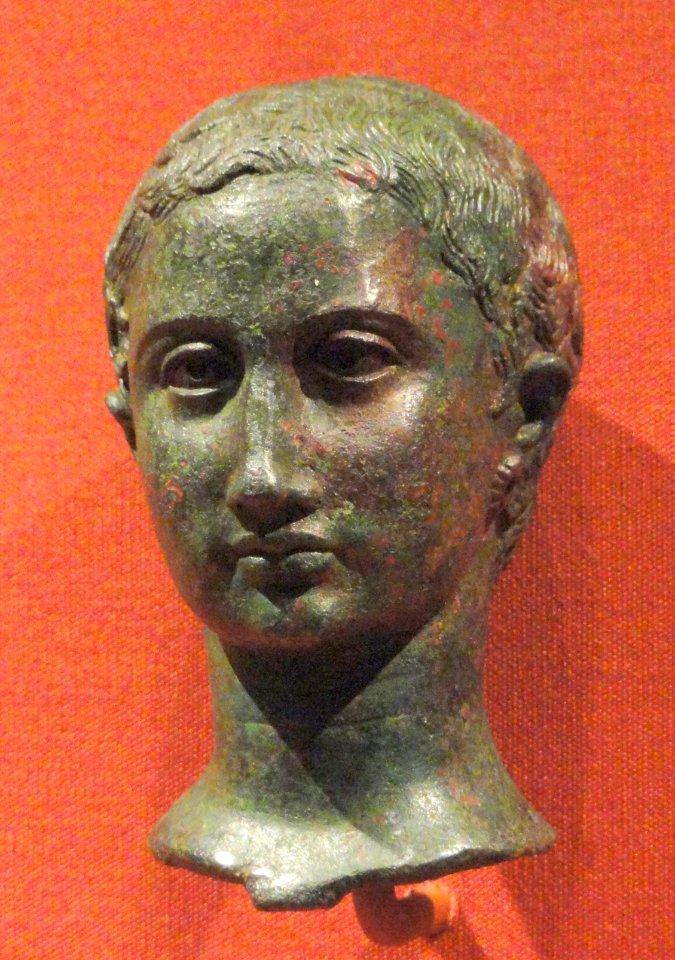 Portrait of a Young Girl, about 25-30 AD, Roman, Eastern Roman Empire, bronze - Cleveland Museum of Art - DSC08301