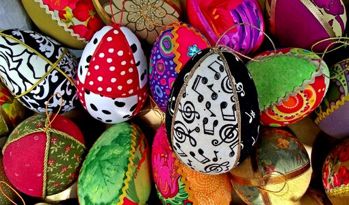 Colorful decoration eggs