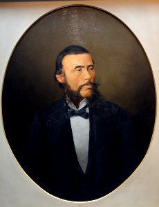 Portrait of Okubo Toshimichi by Ando Nakataro (1861-1912), Meiji era, 19th century, oil on canvas - Tokyo National Museum - DSC05568