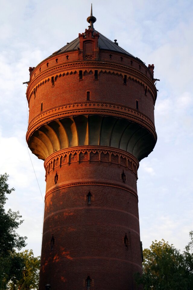 Architecture brick tower