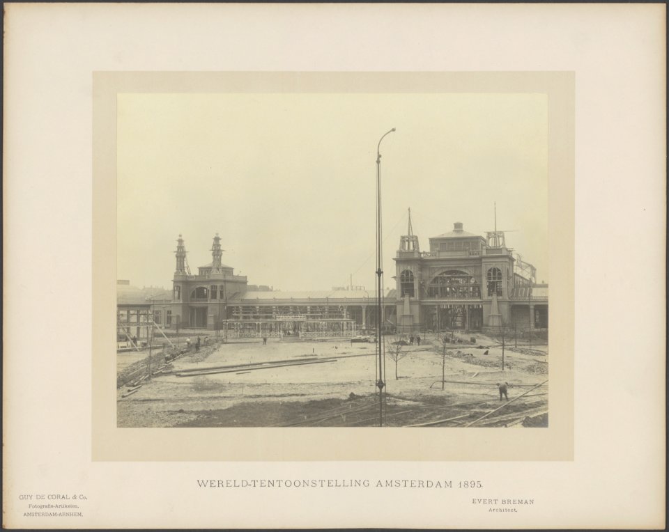 Poorten in aanbouw. Architect Evert Breman, Bestanddeelnr 85