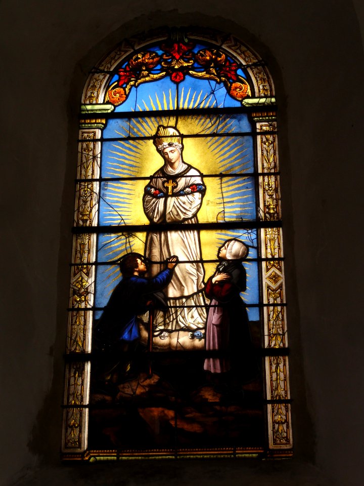 Plomion (Aisne) église, vitrail 05
