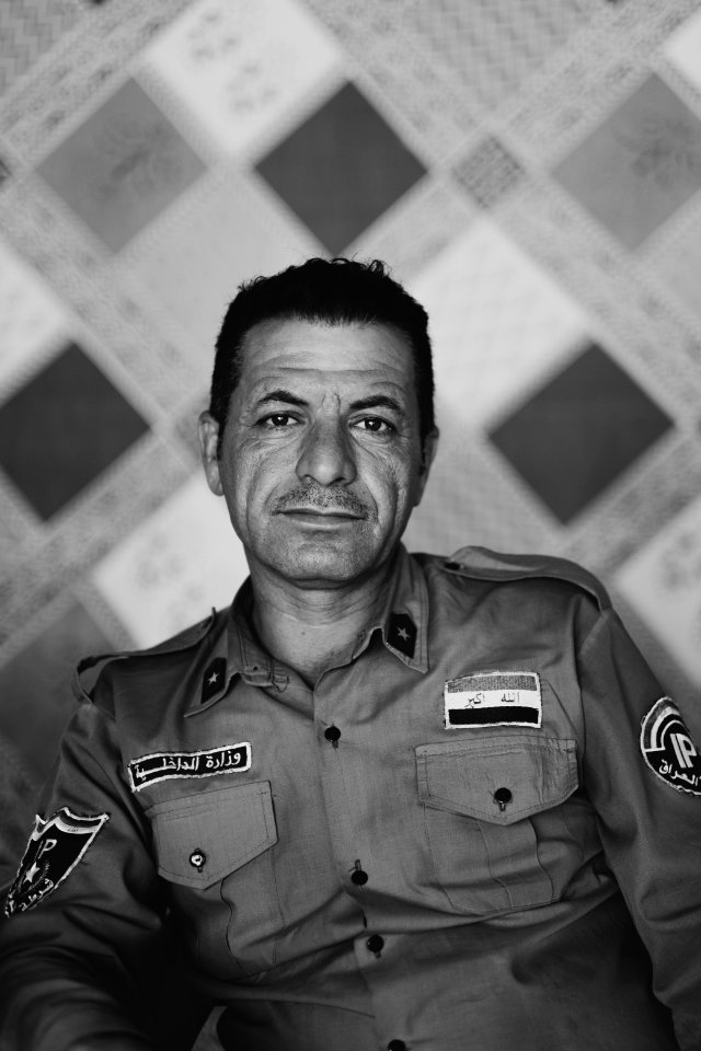 Portraits of a security officer from the Ezidi community in summer of 2019 in Shingal (Sinjar) 06