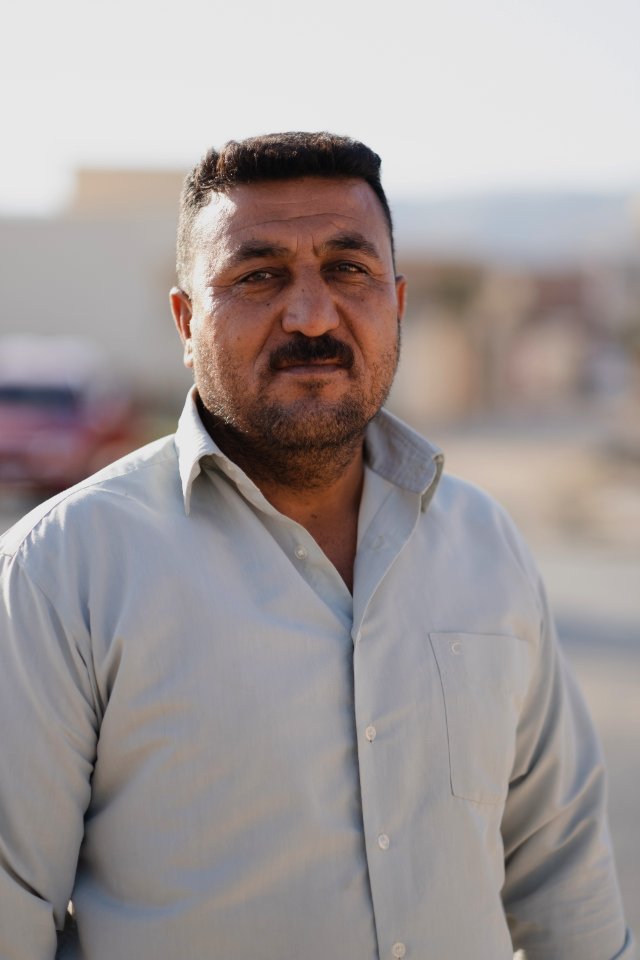 Portraits of Ezidi men in July of 2019 around Shingal's city center 28